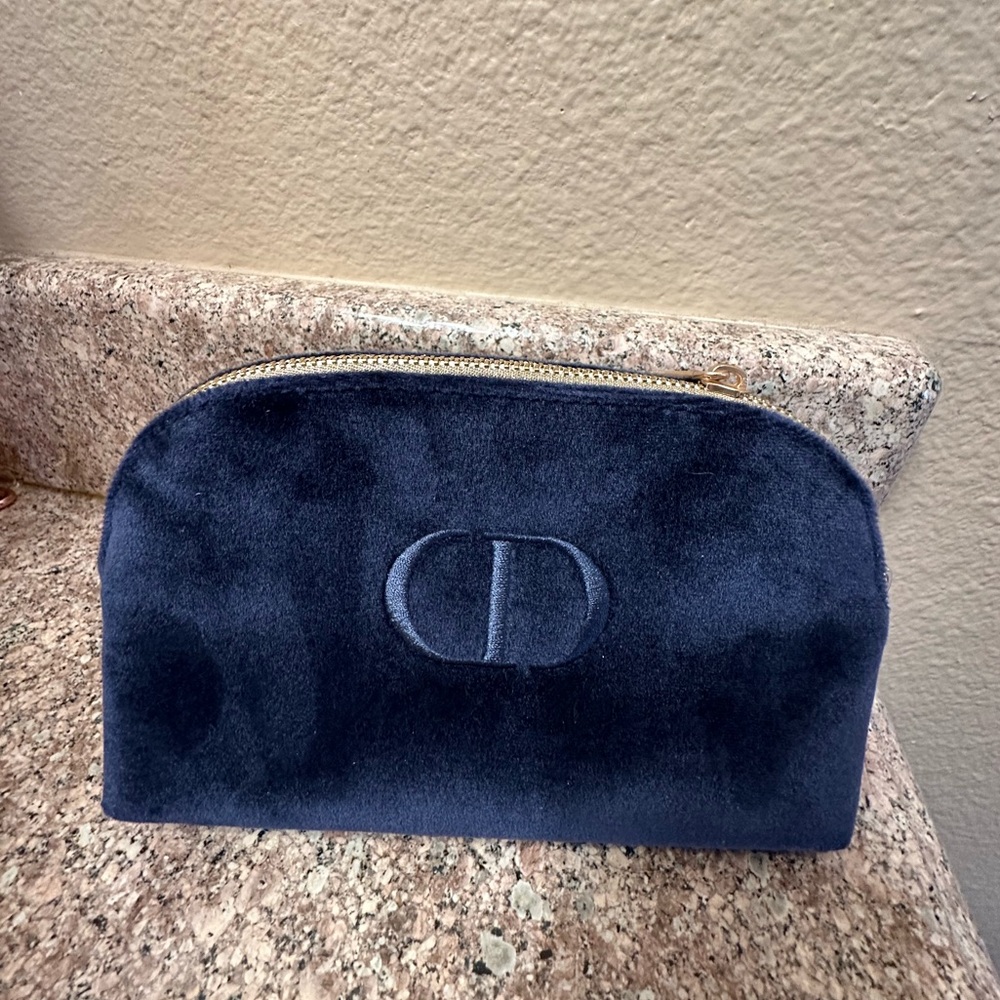 Dior makeup bag